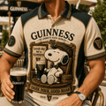 Guinness X Spooky Merch Dark Pour Good Roar Polo Shirt Special Gift For Brothers - Merchluma