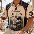 Michelob Ultra Snoopy Polo Shirt Beer Lover Apparel Special Gifts For Boyfriend - Merchluma