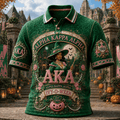 Alpha Kappa Alpha Ivy-O-Ween Polo Shirt Witch Outfits Halloween Present Ideas - Merchluma