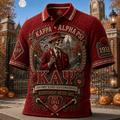 Kappa Alpha Psi Halloween Polo Shirt Achievement Never Die Clothing Gifts For Him - Merchluma
