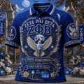 Zeta Phi Beta Finer Womanhood Polo Shirt A Finer Kind Of Fright Polos Halloween Ideas For Gifts - Merchluma