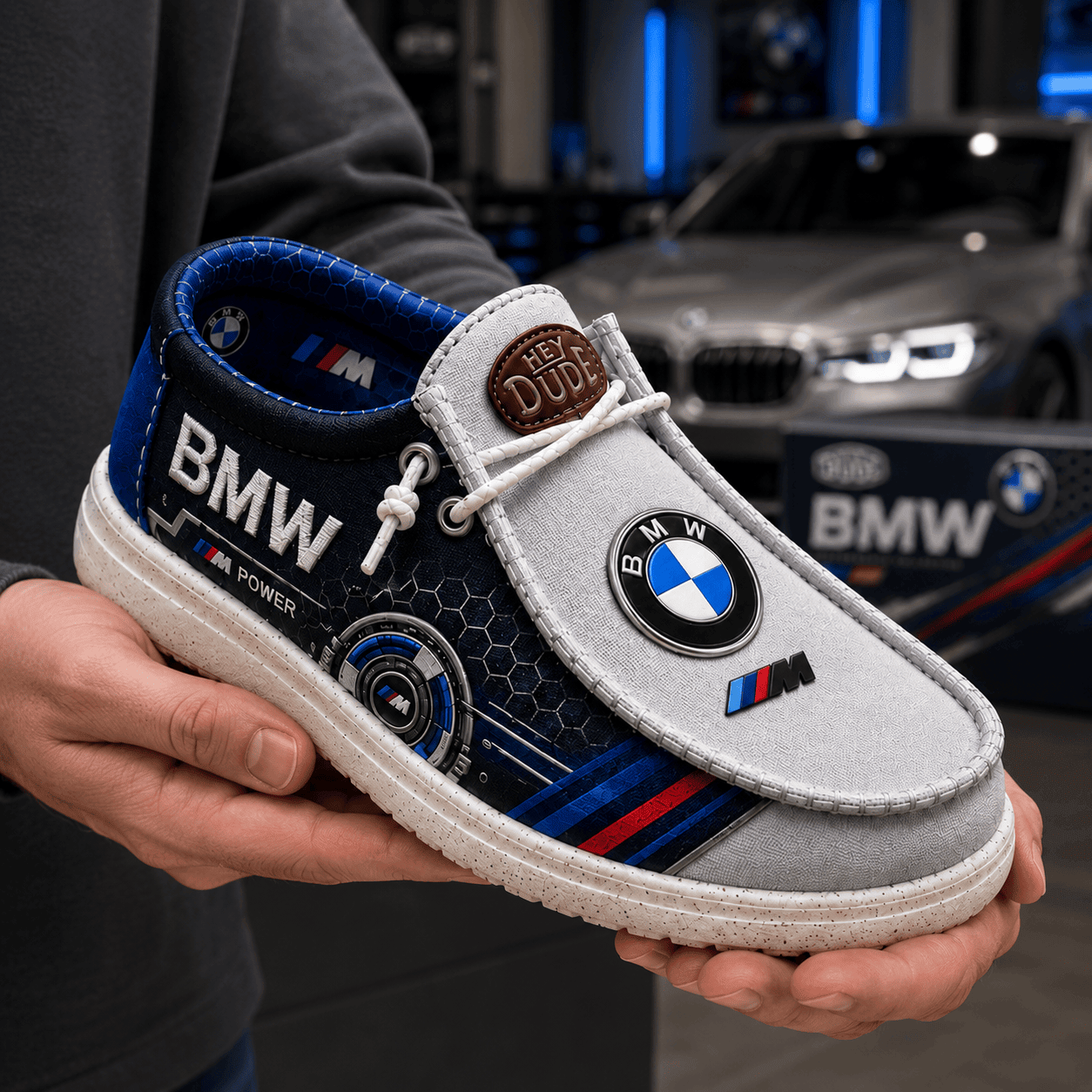 BMW Car Shoes Birthday Gift For Husband Car Lovers - Merchluma