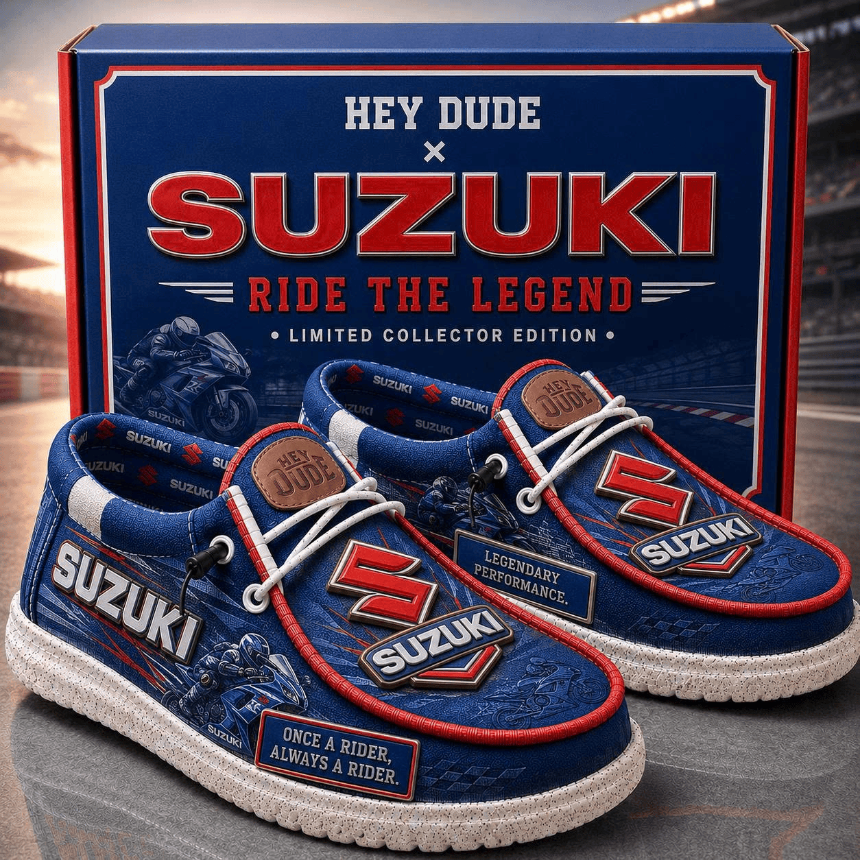 Suzuki Ride The Legend Shoes Once A Rider Always A Rider Suzuki Merch Gifts For Boyfriend - Merchluma