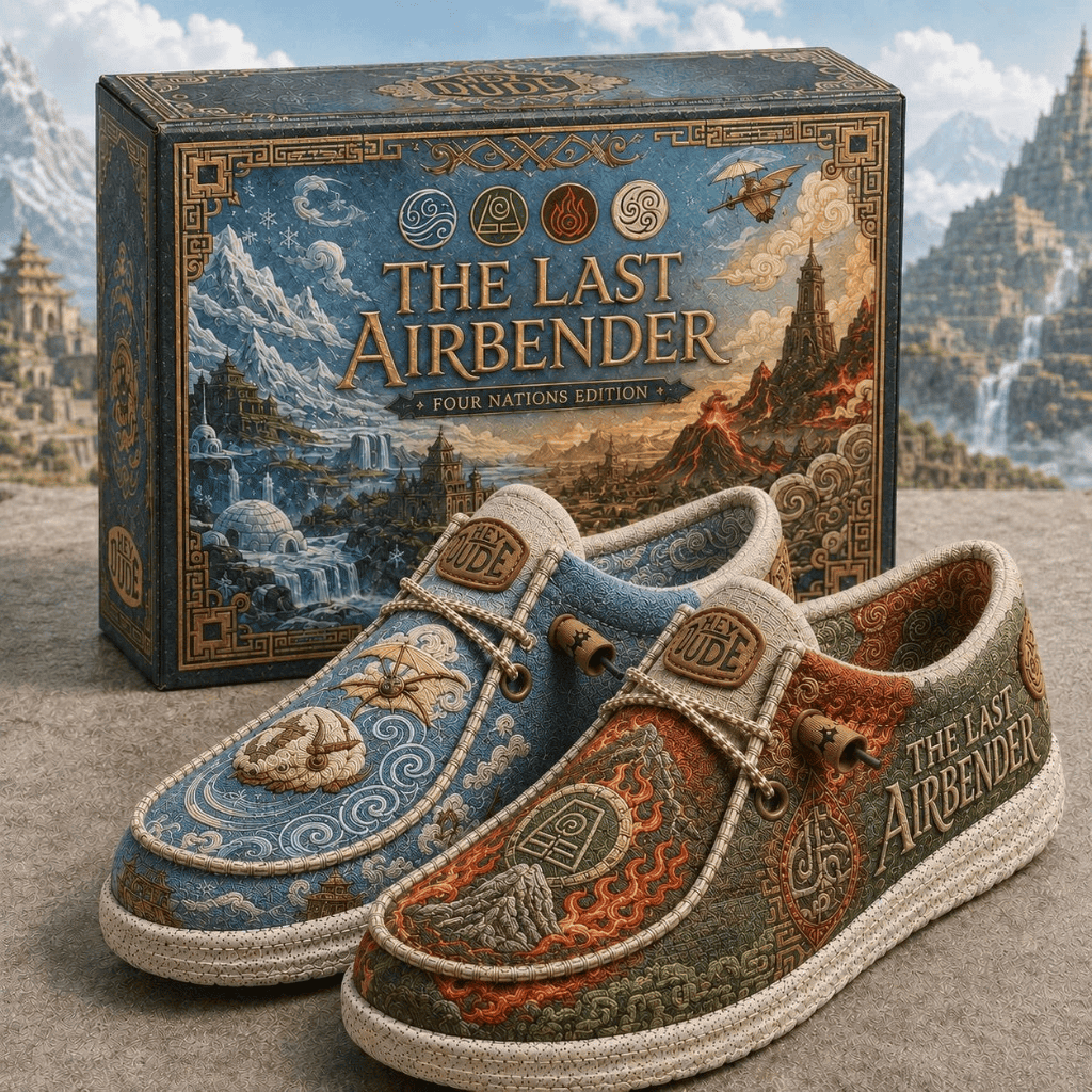 The Last Airbender Four Nations Edition Shoes Avatar The Last Airbender Merch Gifts For Fans - Merchluma