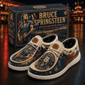 Bruce Springsteen Heartland Rock Icon Shoes Bruce Springsteen Merch Gifts For Music Fans - Merchluma