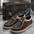Game Of Thrones Fire And Blood Shoes Game Of Thrones Merch Gift For Boyfriend - Merchluma