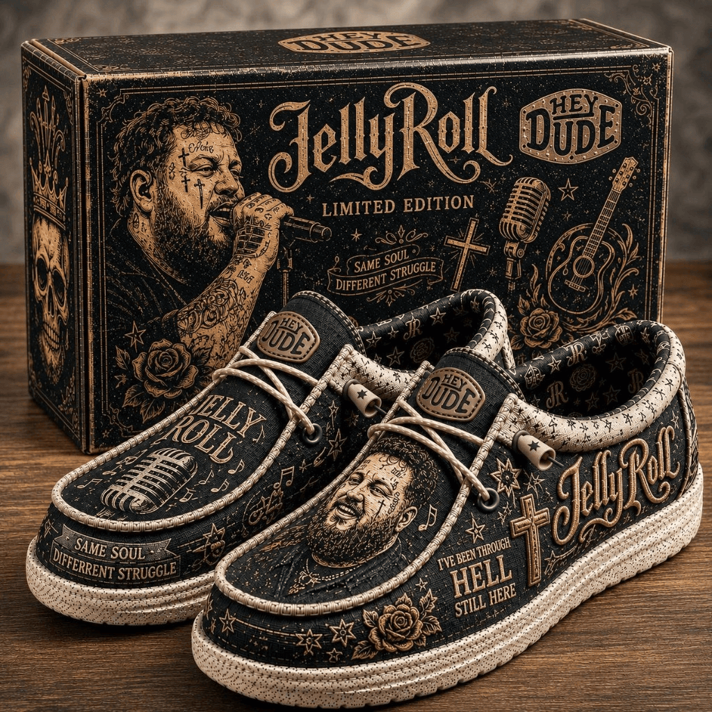 Jelly Roll Same Soul Different Stuggle Shoes Jelly Roll Merch Gifts For Music Lovers - Merchluma