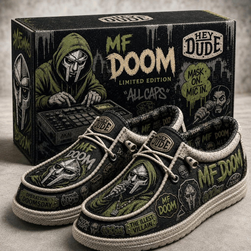 MF Doom Operation Doomsday Shoes MF Doom Merch Best Gift For Rap Lovers - Merchluma