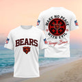 Chicago Bears Make No Peace With Evil Faith Shirt Chicago Bears Merch Present For Football Fan - Merchluma