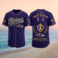 Baltimore Ravens Purple Heart Day Honor The Brave Baseball Jersey Baltimore Ravens Merch Gifts - Merchluma