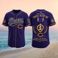 Chicago Bears National Purple Heart Day Honor The Brave Baseball Jersey Chicago Bears Merch - Merchluma