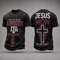 Texas A&M Aggies Jesus Won T-Shirt Gig Em Aggies Shirt Christian Apparel Fan Gifts - Merchluma