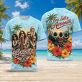 Aerosmith Rock Band Hawaiian Vibes T-Shirt Aerosmith Merch Present For Music Lover - Merchluma