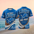 Detroit Lions One Pride Lions Nation Soda Splash Football Shirt Detroit Lions Merch Fan Gifts - Merchluma