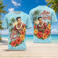 Elvis Presley Aloha From Hawaiian T-Shirt Tropical Vibe Summer Shirt Elvis Presley Merch - Merchluma