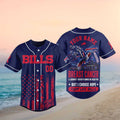 Personalized Buffalo Bills Breast Cancer Awareness Faith Baseball Jersey Buffalo Bills Merch - Merchluma
