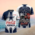 Dallas Cowboys Coca Cola Ice Cold Shirt Dallas Cowboys Merch Present For Football Fan - Merchluma