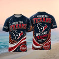 Houston Texans Coca Cola Splash Football Shirt We Are Texans H-Town Pride T-Shirt Fan Merch - Merchluma