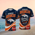 Denver Broncos Let Us Ride Soda Splash Football Shirt Denver Broncos Merch Gift For Game Day - Merchluma