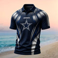 Dallas Cowboys Lone Star Logo Athletic Polo Shirt Dallas Cowboys Merch Gift For Football Fans - Merchluma