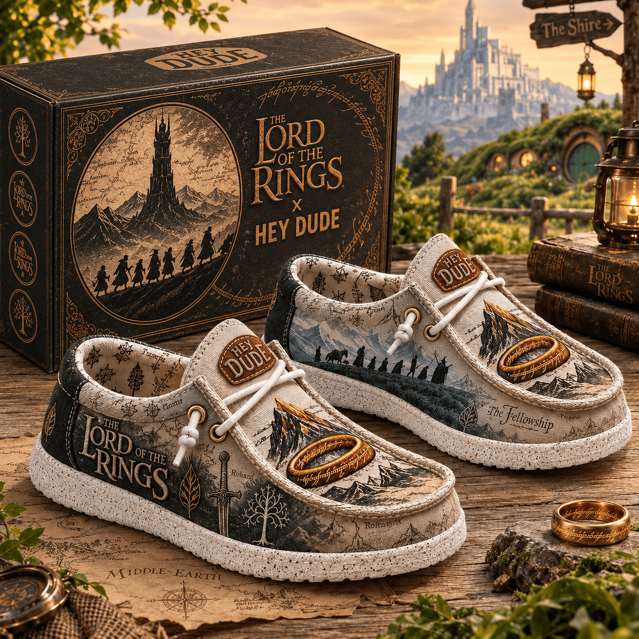 The Lord Of The Rings Shoes Best Gift For Movie Fans - Merchluma