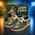 John Cena Never Give Up Icon Shoes John Cena Merch Best Gifts For Husband - Merchluma