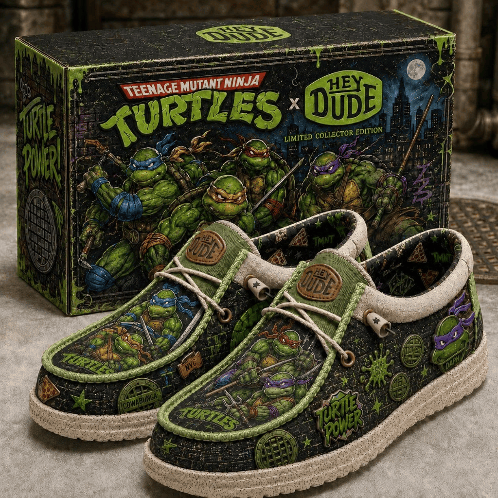 Teenage Mutant Ninja Turtles Merch New York City Turtles Shoes Fan Gift Ideas - Merchluma