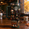 Starbucks Brewing Up Something Spooky Tumbler Cute Halloween Tumbler Gifts For BFF - Merchluma
