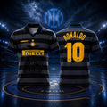 Karim Benzema Copa Inter Milan Away Retro Ronaldo 10 Jersey Cristiano Ronaldo Merch Fan Gifts - Merchluma