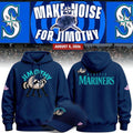 Seattle Mariners X Jimothy Hoodie Seattle Mariners Merch Gifts For Baseball Lovers - Merchluma