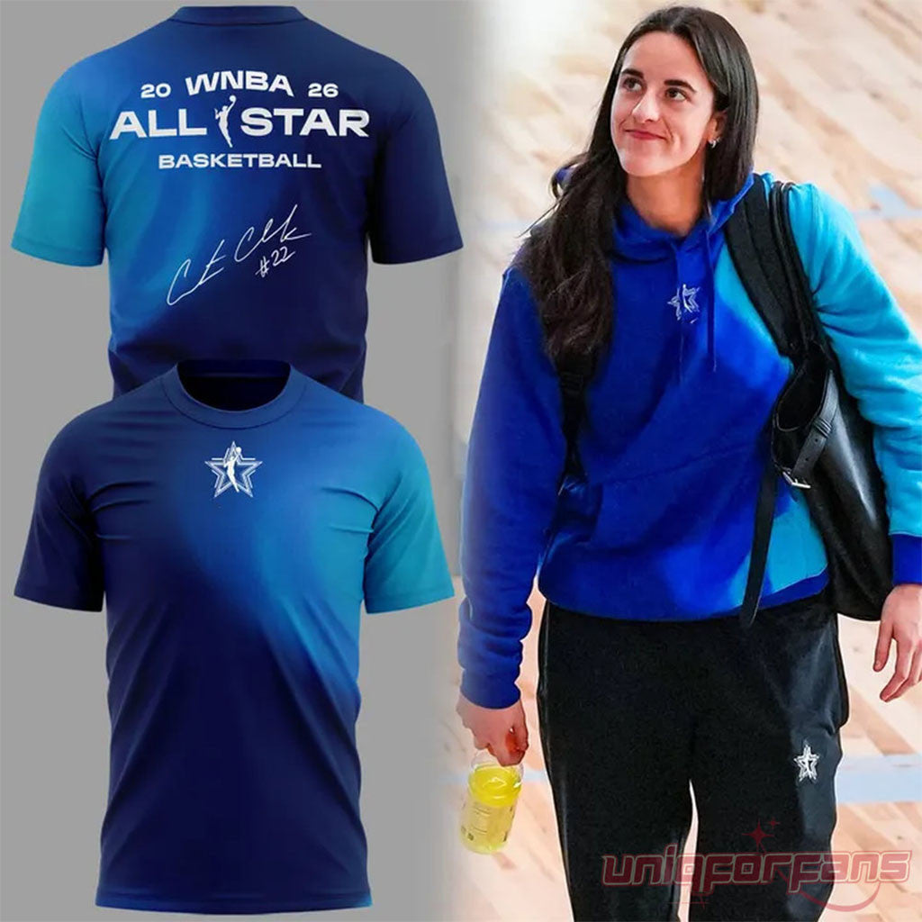 Indiana Fever 2026 All-Star Basketball Signature T-Shirt Indiana Fever Merch Gift For Fans - Merchluma