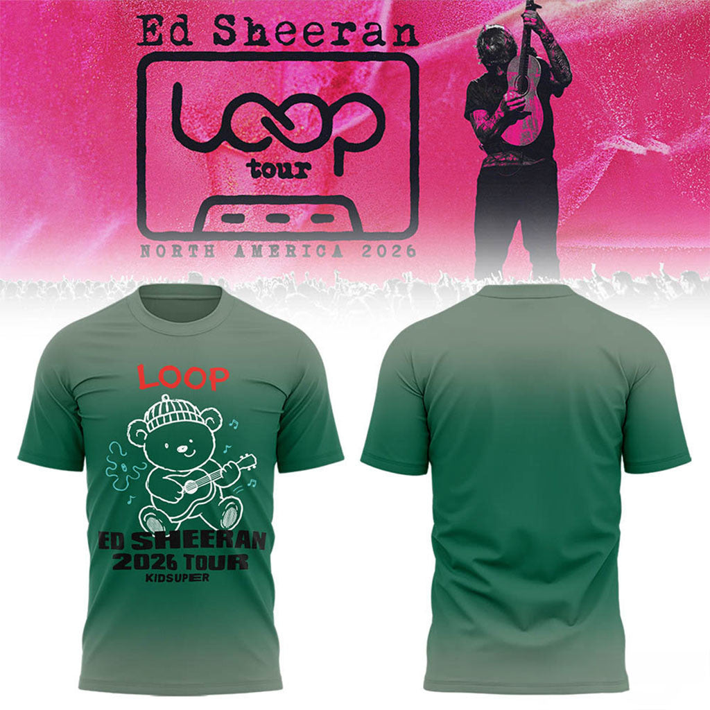 Ed Sheeran North American Loop Tour 2026 In Arizona Shirt Ed Sheeran Merch Music Fan Gifts - Merchluma