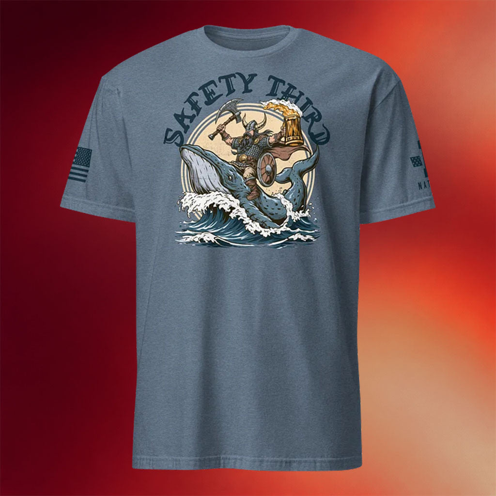 1 Nation Design Merch 2026 Safety Third T-Shirt Unique Birthday Gift For Husband - Merchluma