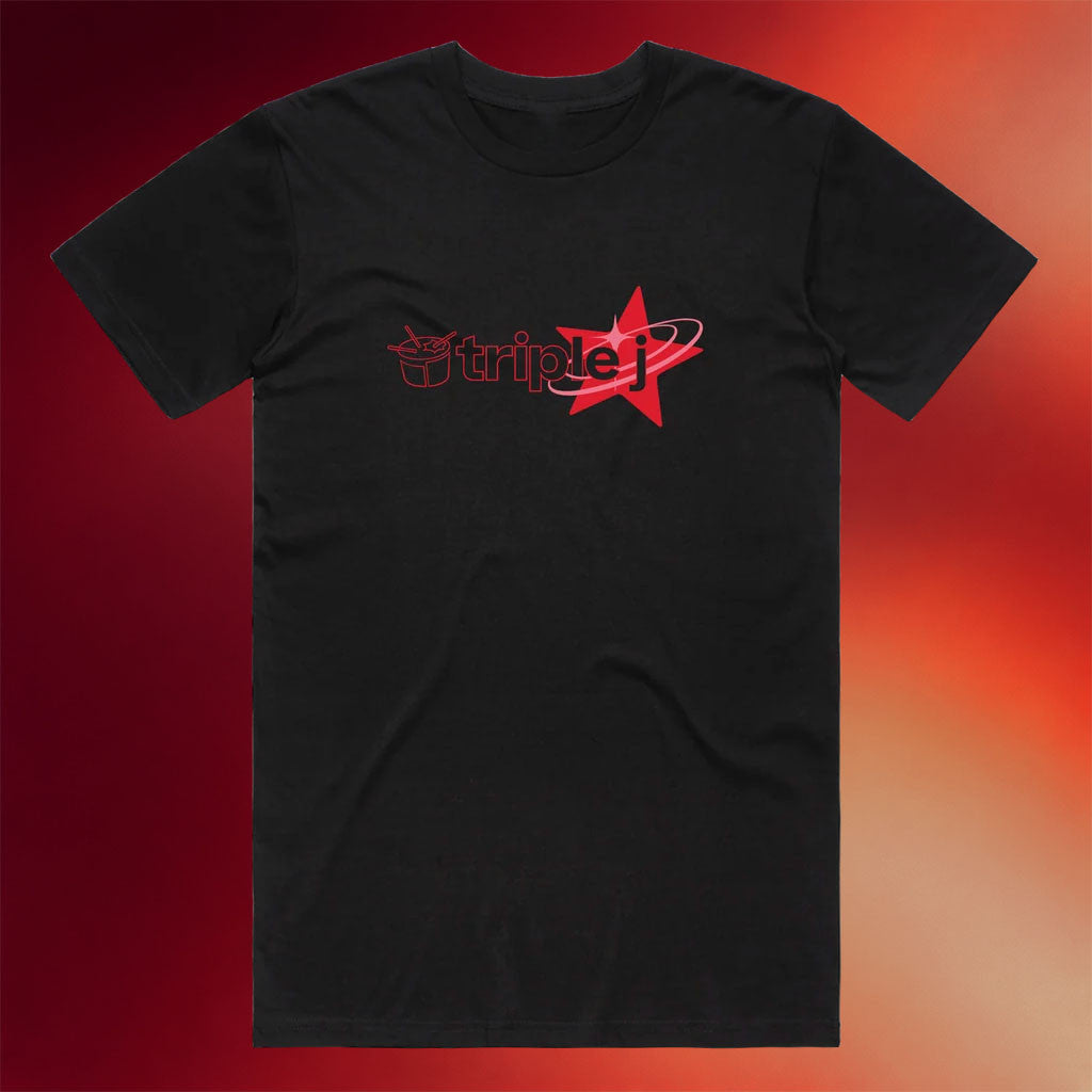 Triple J Merch 2026 Star T-Shirt Black Triple J Shirt Unique Present For Husband - Merchluma