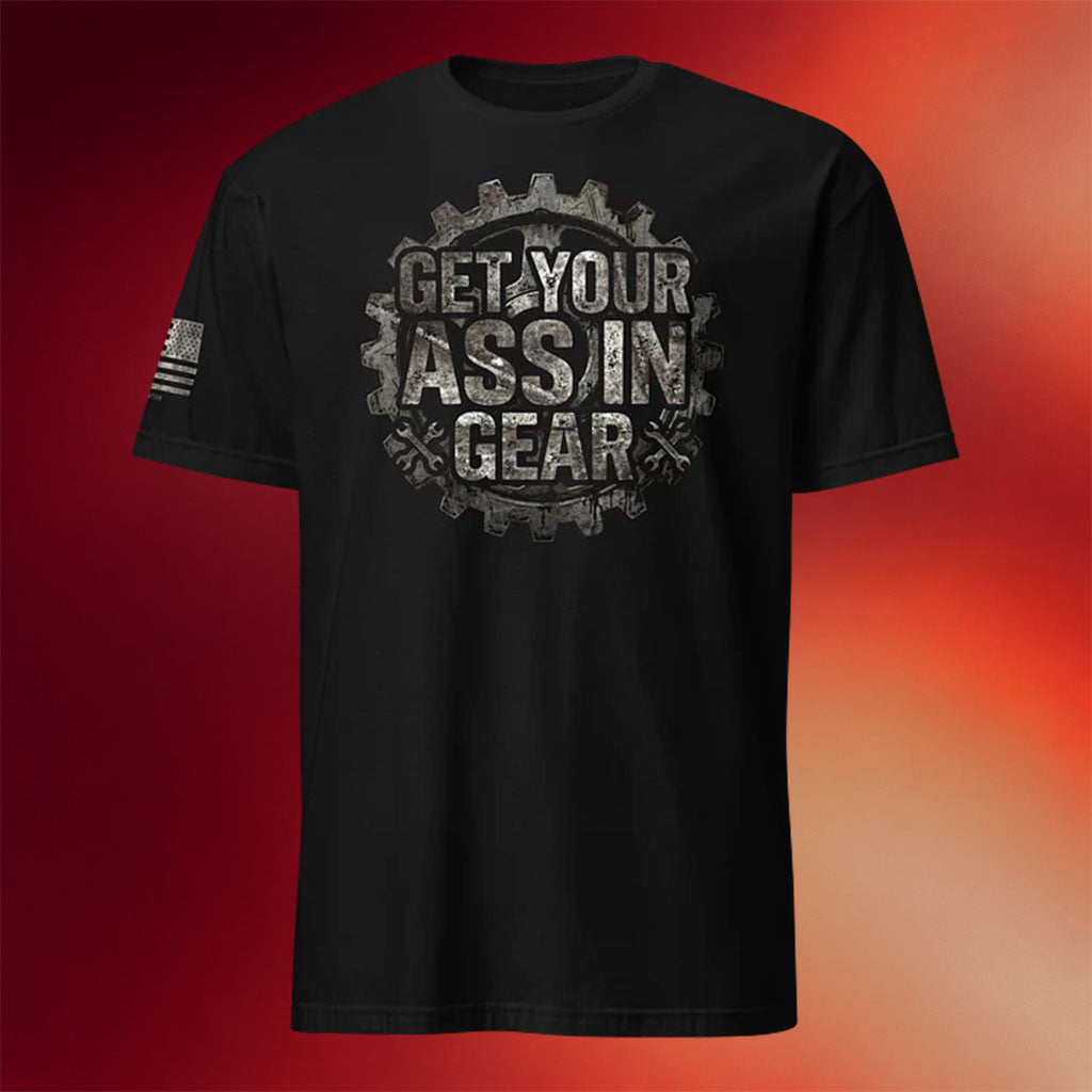 1 Nation Design Merch 2026 Get Your Ass In Gear T-Shirt Funny Gift For Brothers - Merchluma