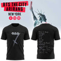 BTS Arirang The City In New York Shirt Black BTS World Tour Merch Gift For Army Kpop Fans - Merchluma