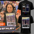 Philadelphia 76ers Lebron James The King Has Come To Philly T-Shirt 76ers Merch Gift For Fans - Merchluma