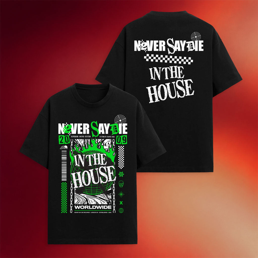 KT8 Merch Never Say Die 2026 In The House T-Shirt Black Never Say Die Records Merch Fan Gifts - Merchluma