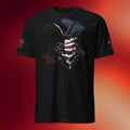 1 Nation Design Merch 2026 Dark Defiant 1776 T-Shirt Black Best Patriotic Gifts - Merchluma