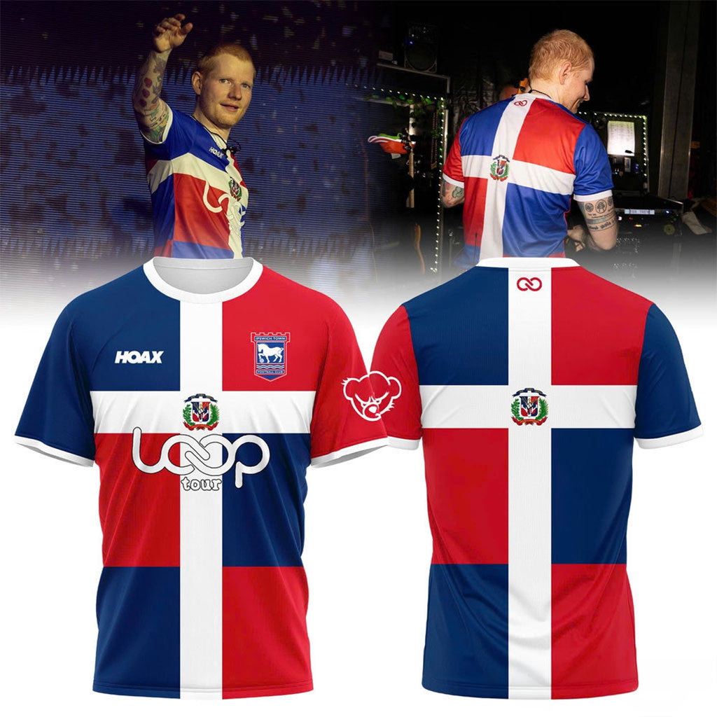Ed Sheeran Dominican Republic Special Jersey Loop Tour 2026 Ed Sheeran Merch Gift For Fans - Merchluma