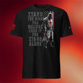 1 Nation Design Merch 2026 Templar Stand Alone T-Shirt Patriotic Gift Ideas - Merchluma