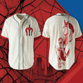 Diablos Rojos Del Mexico X Spider-Man Baseball Jersey Diablos Rojos Merch Gift For Husband - Merchluma