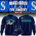 Seattle Mariners X Jimothy Night Special Edition Sweatshirt Jimothy Funny Meme Apparel - Merchluma