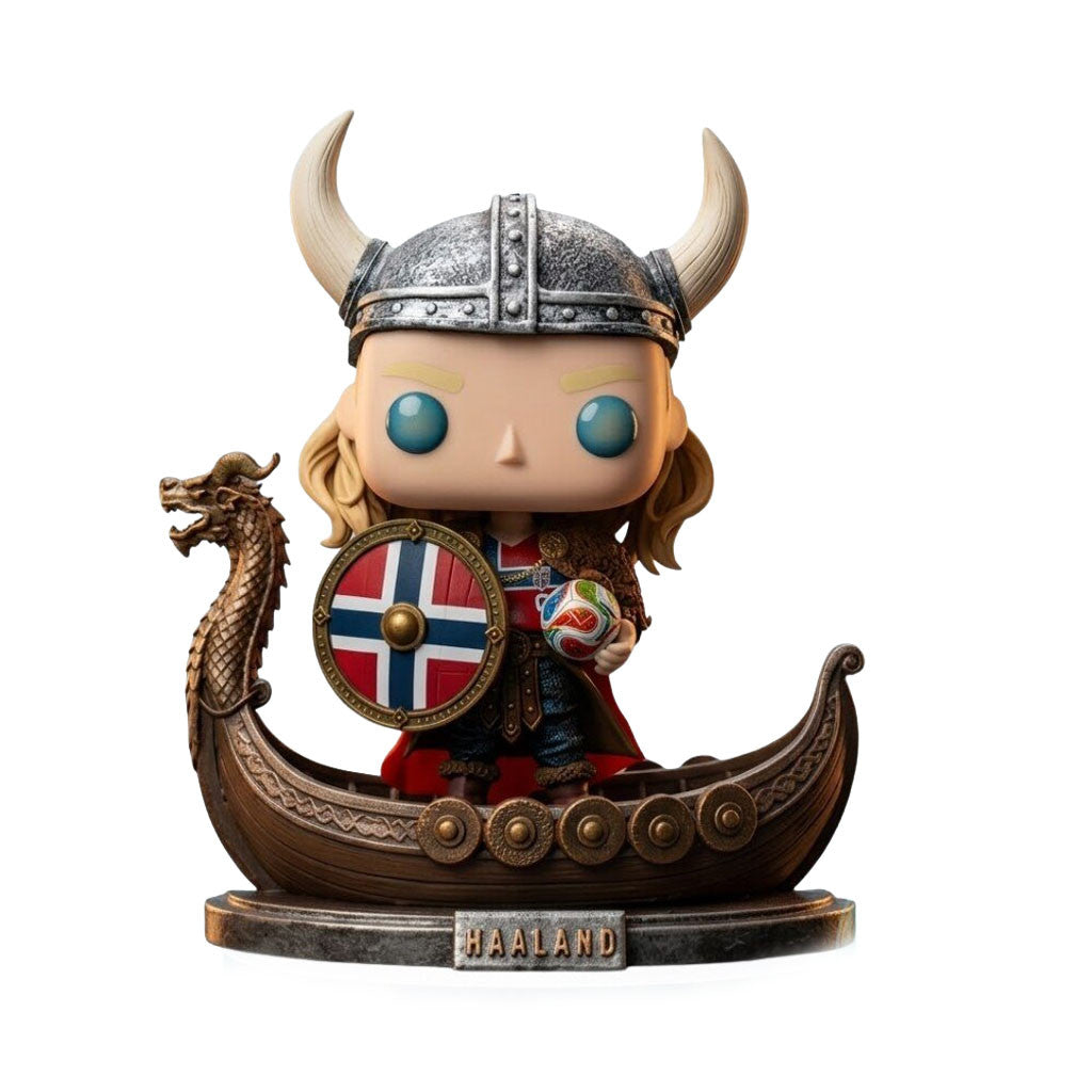 Erling Braut Haaland Norway Viking X FIFA World Cup 2026 Funko Pop Erling Haaland Merch - Merchluma