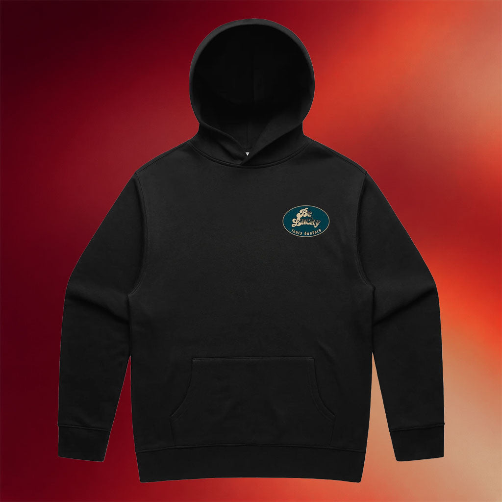 Louis Dunford Merch 2026 Be Lucky Tour Hoodie Black Best Gifts For Music Lovers - Merchluma