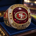 San Francisco 49ers Faithful Legacy Gold Rush Ring SF 49ers Merch Gift For Football Lovers - Merchluma