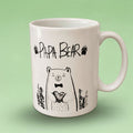 Justin Bieber Papa Bear Coffee Mug Justin Bieber Merch Best Gift For Son - Merchluma