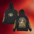 The Amity Affliction Merch 2026 The Amity Affliction Goat Black Hoodie House Of Cards Hoodie - Merchluma