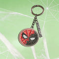Marvel Spider Man Half Split Mask Keychain Spider Man Merch Gifts Ideas For Husband - Merchluma
