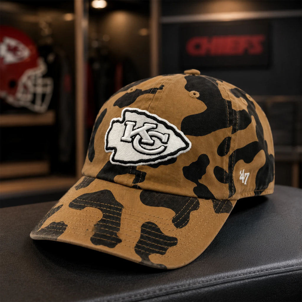 Kansas City Chiefs 2026 Camo Hat Embroidered KC Chiefs Merch Present For Football Fans - Merchluma